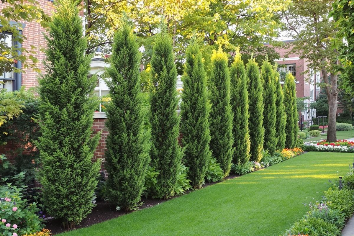 Arbres étroits pour petits terrains