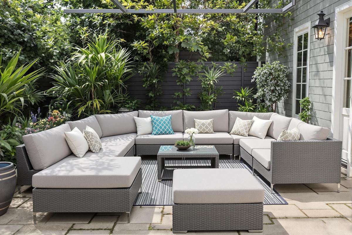 Salon de jardin modulable : Transformez votre extérieur avec un salon de jardin modulable